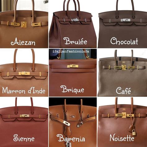 hermes bag brown color